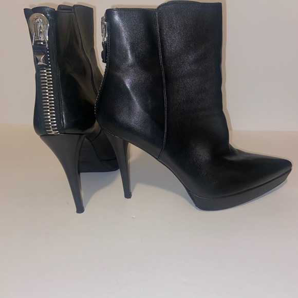 Stuart Weitzman Black Leather Mizzip Boots size 11 - Picture 1 of 12